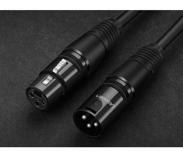 UGREEN AV130 Kabel XLR żeński do XLR męski - 10m czarny - 1489017 - zdjęcie 4